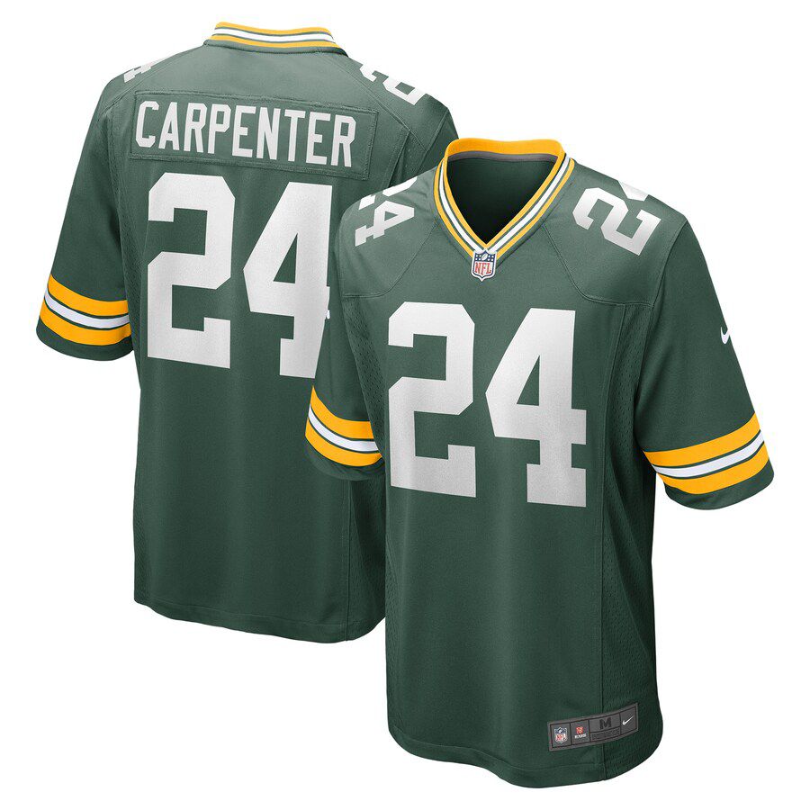 Men Green Bay Packers #24 Tariq Carpenter Nike Green Game Player NFL Jersey->green bay packers->NFL Jersey